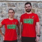 Les T-shirt Asics « finisher » du marathon de paris à la sauce écolo