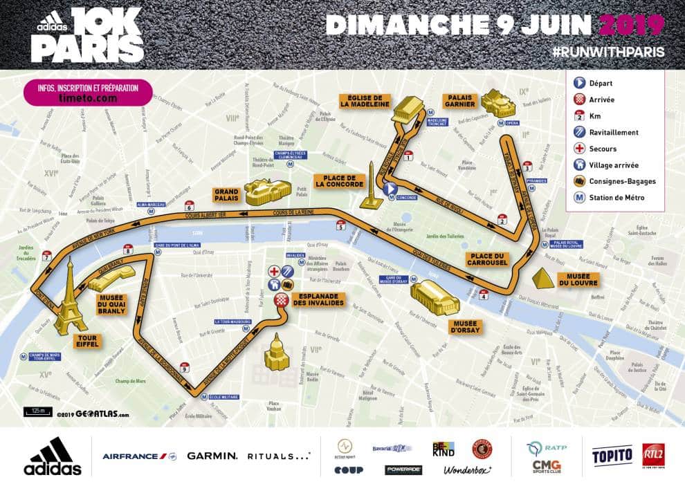 adidas run paris 10km