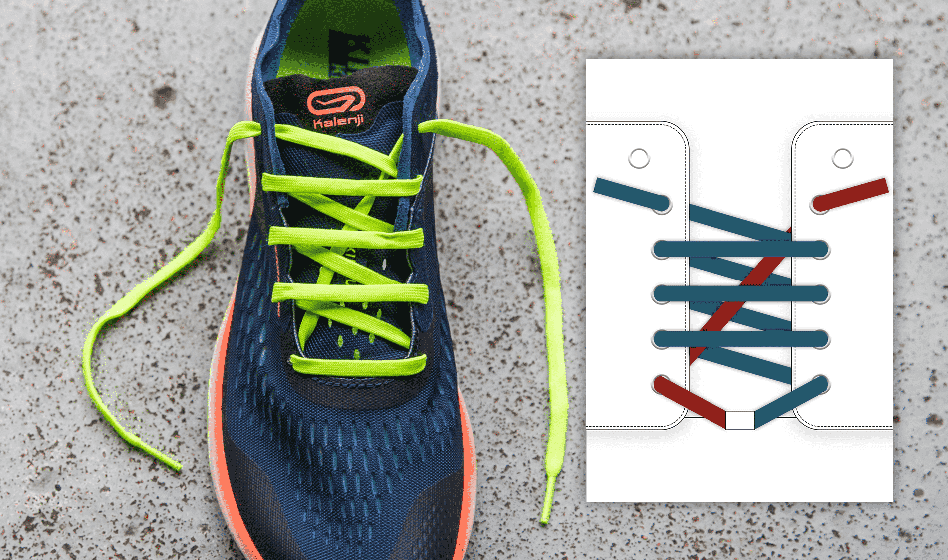 lacet des chaussures