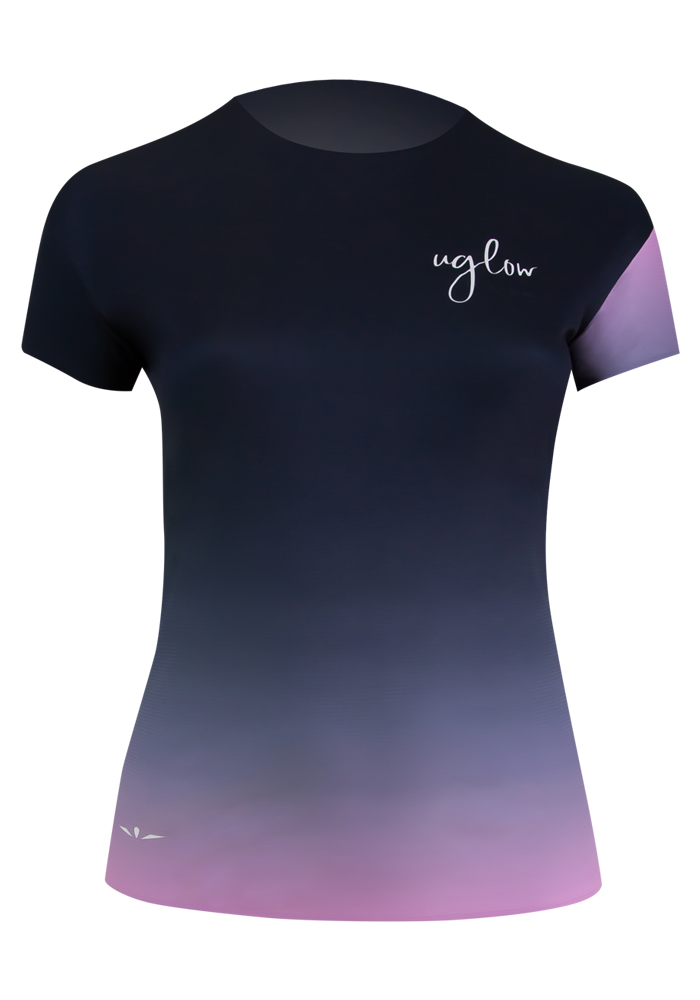 Uglow-collection-capsule-1-t-shirt-femme-Super-Speed-AERO-degradé-rose