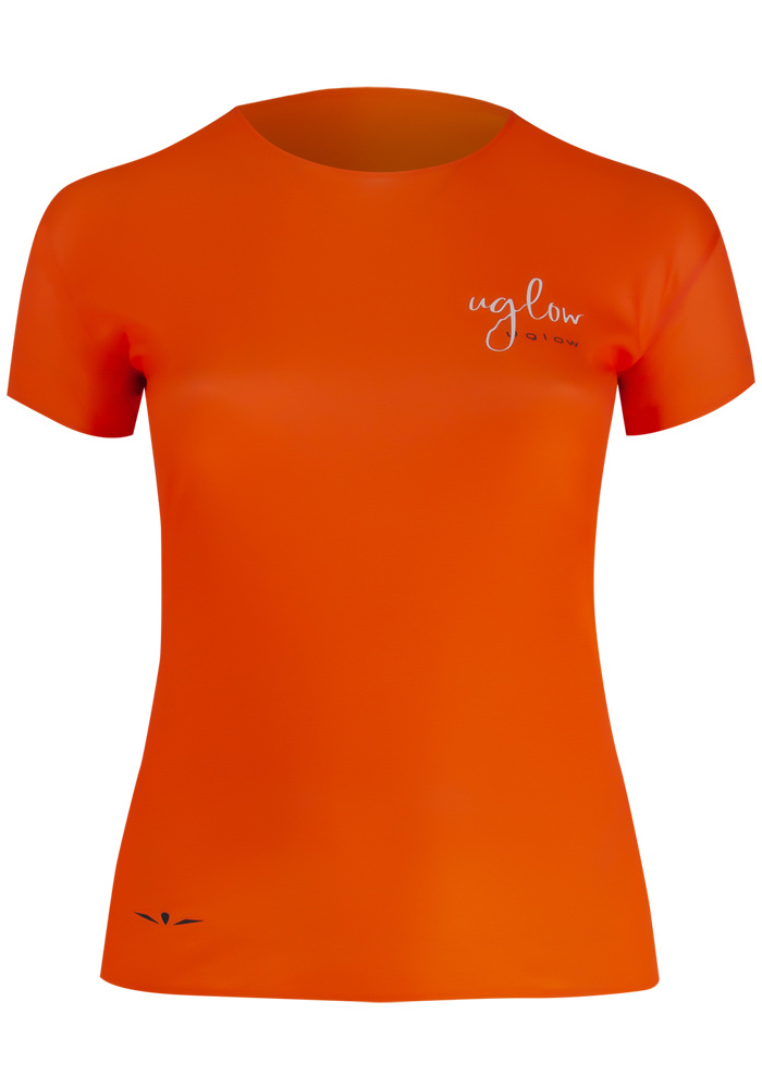 Uglow-collection-capsule-1-t-shirt-femme-Super-Speed-AERO-orange