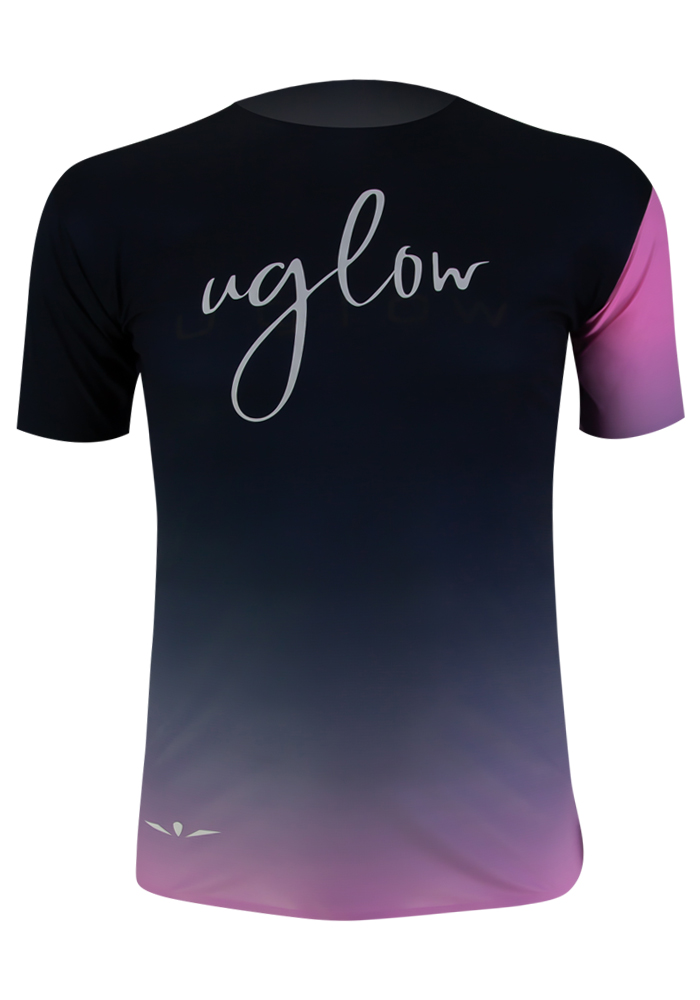 Uglow-collection-capsule-1-t-shirt-homme-Super-Speed-AERO-degradé-rose