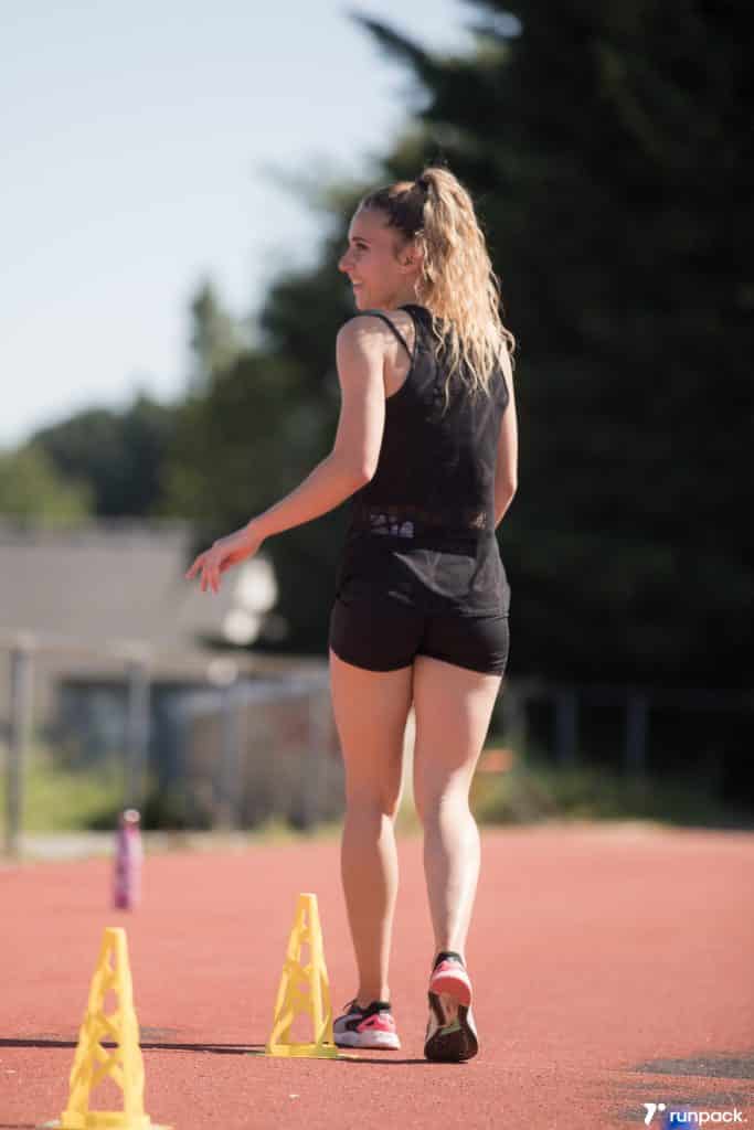Interview de Laura Valette, athlète de l'équipe de France sur 100m haies