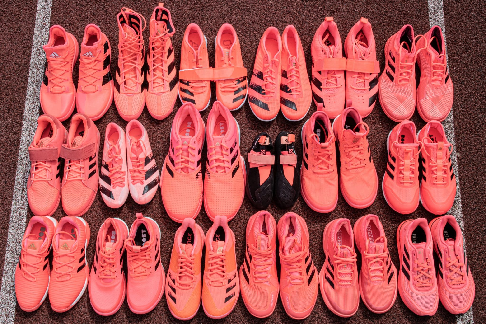 collection de chaussures