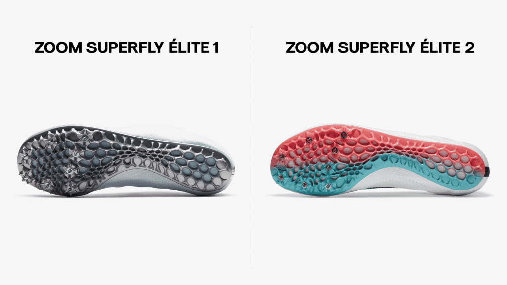 Comparaison-Nike-Zoom-Superfly-Élite-1-2-semelle