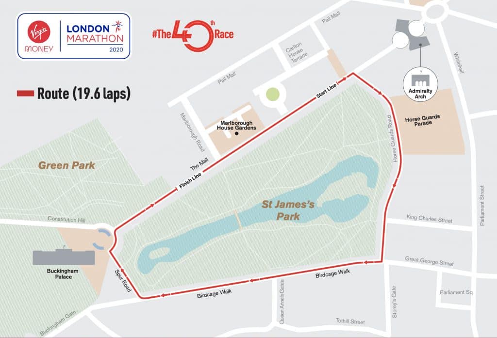 parcours-marathon-londres-élites-2020