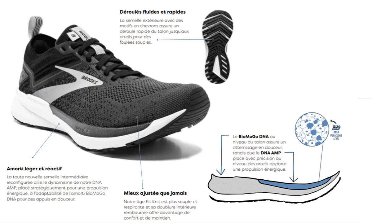 brooks dna amp ricochet