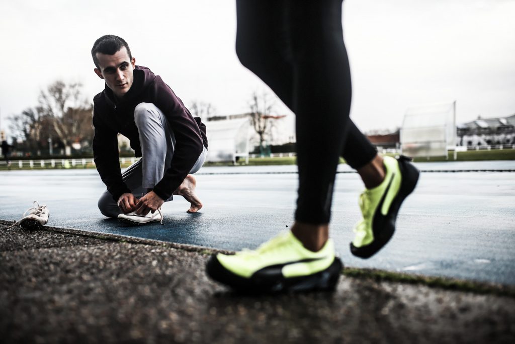 Pointes de chaussures d'athlétisme