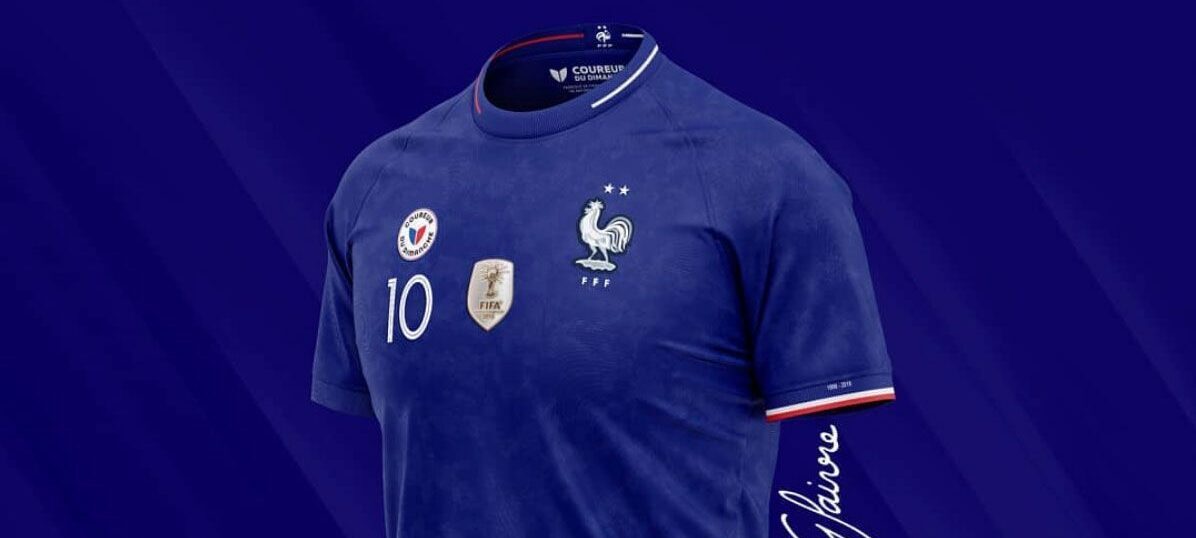le maillot de l'équipe de france pour l'euro 2020