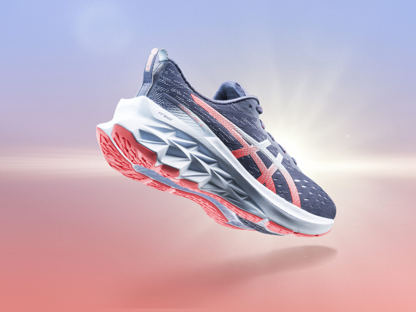 asics novablast 2 chaussure de course 1