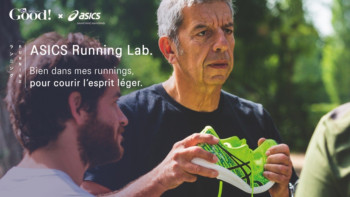 asics running lab michel cymes