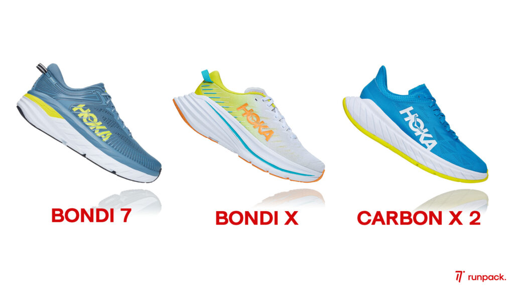 Hoka Bondi 7 Bondi X Carbon X 2 