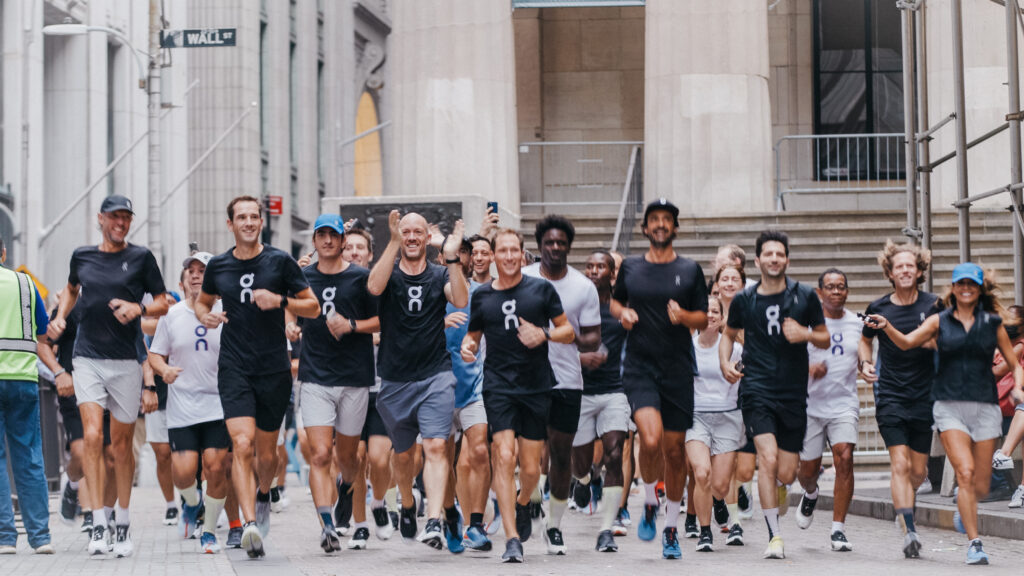 On running entrée en bourse New york