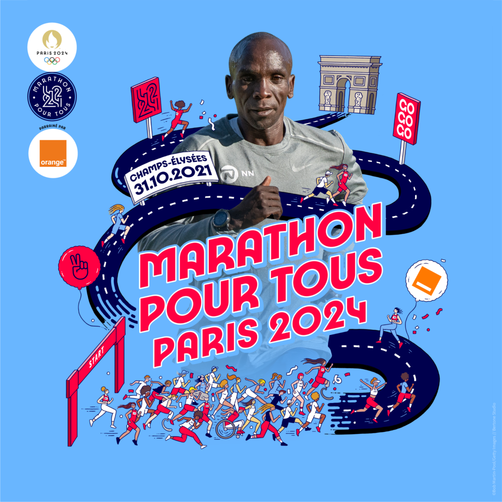 Paris 2024 Marathon Pour Tous Eliud Kipchoge