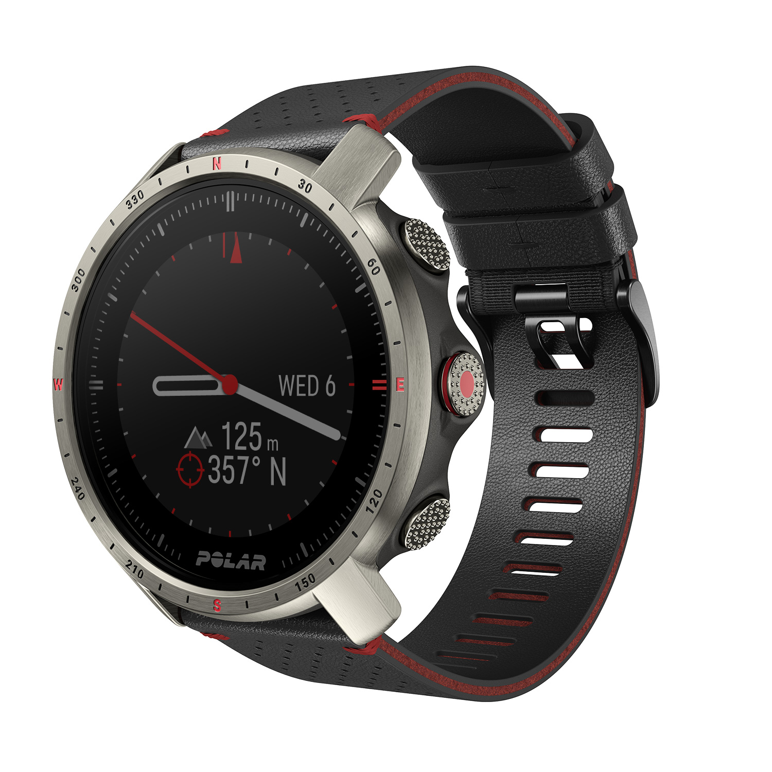 polar grit x pro titan montre sport connectee