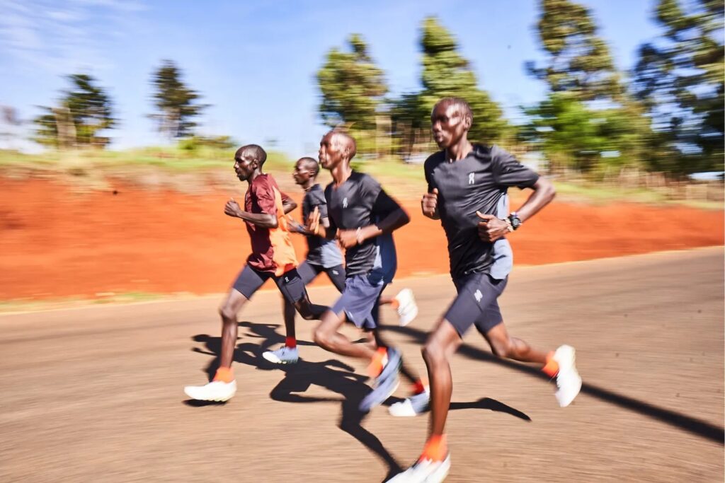 Milimani Runners On Running Trail Kenya