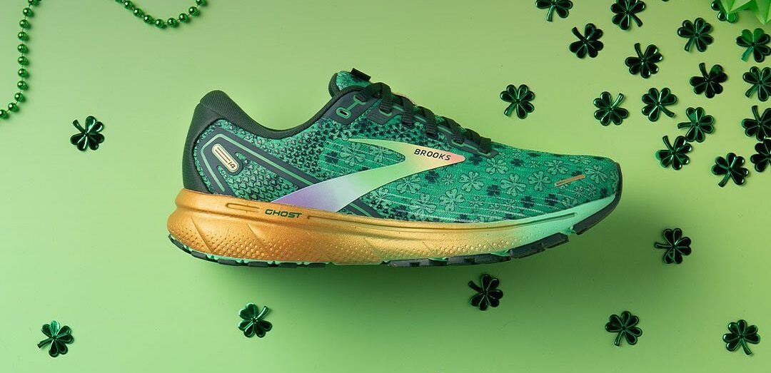 Brooks Ghost 14 "Run Lucky" aux couleurs de la Saint Patrick