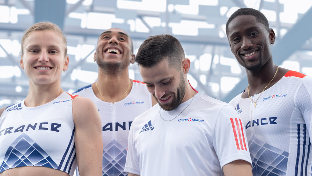 Tenues équipe de France athlétisme adidas