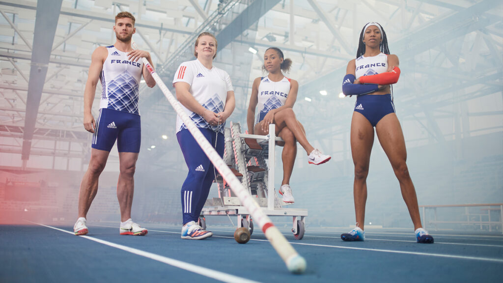 Tenues équipe de France athlétisme adidas