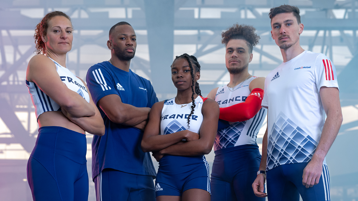 Tenues équipe de France athlétisme adidas