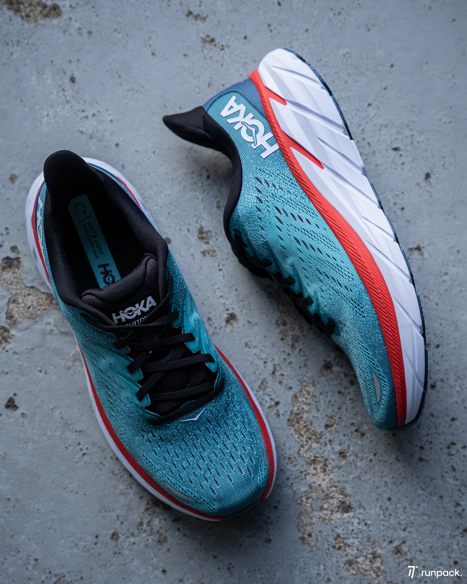 hoka clifton 8 test et avis runpack 2