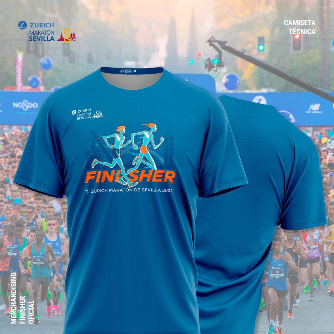T-shirt finisher marathon de Seville