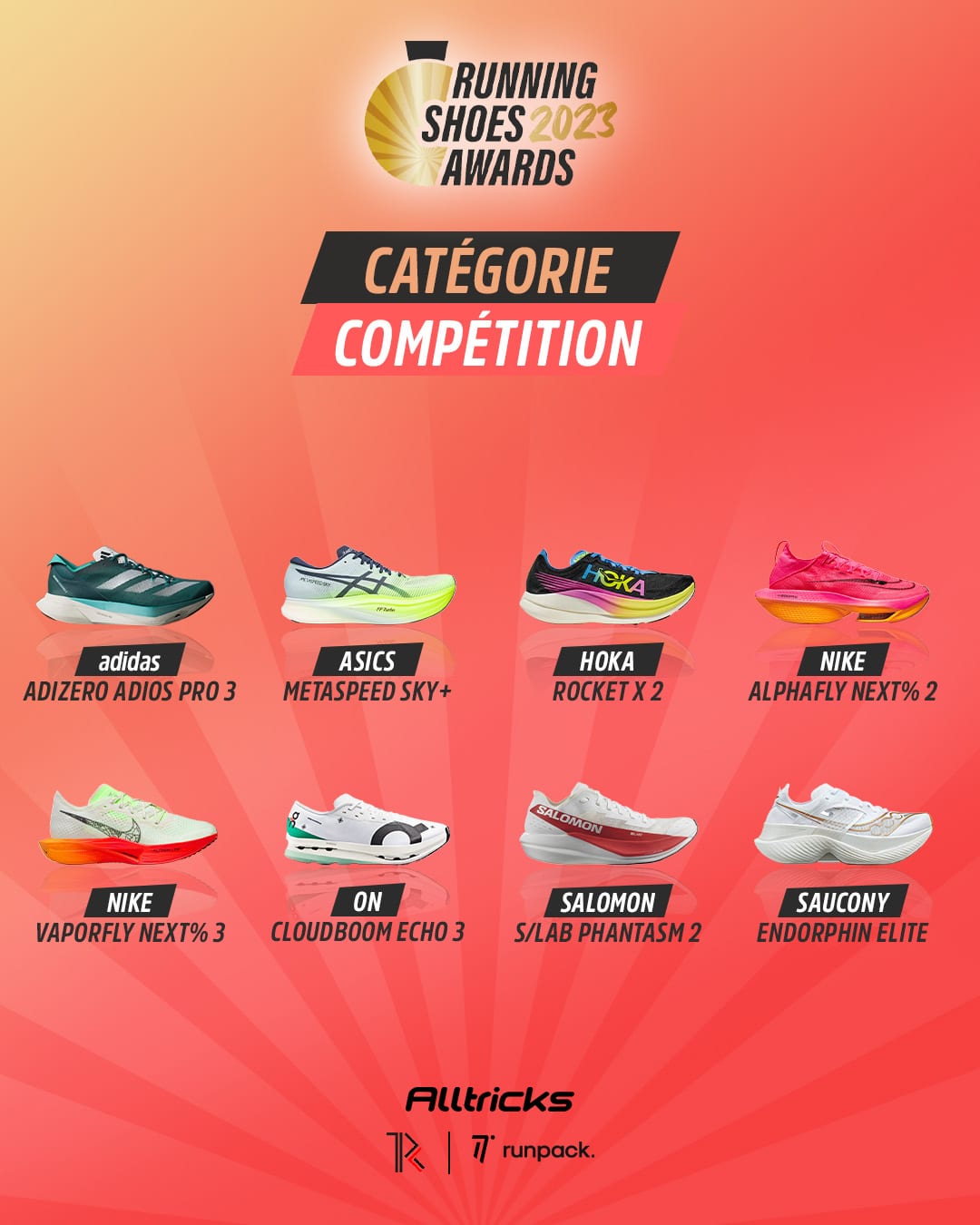 Chaussure running compétition 2023