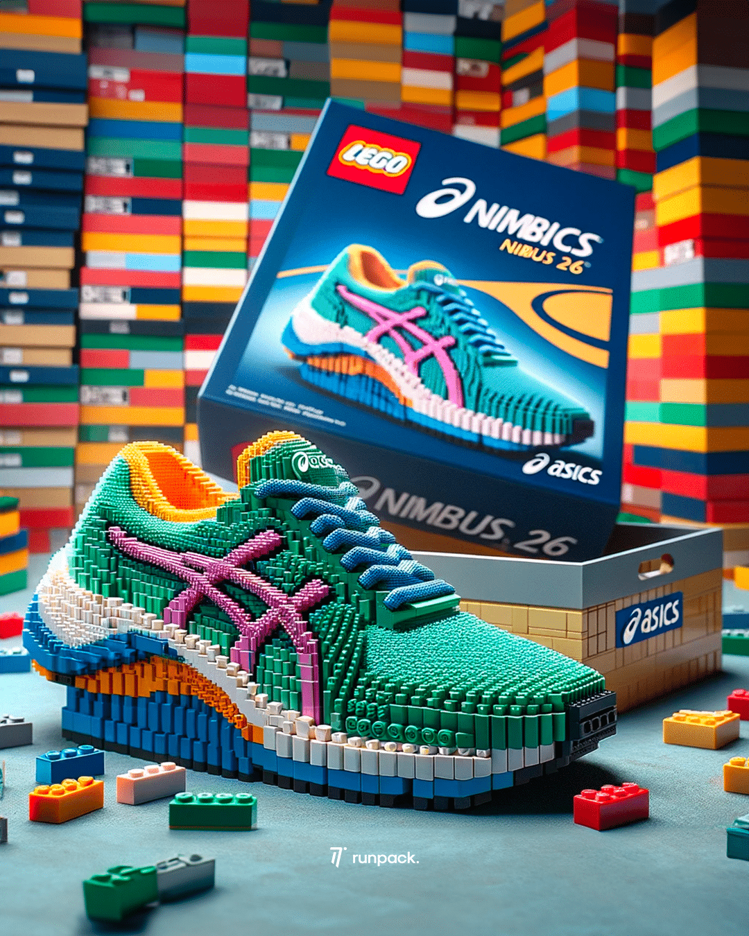 ASICS Gel Nimbus 26 LEGO