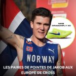 Jakob Ingebrigtsen et ses chaussures aux Europe de cross