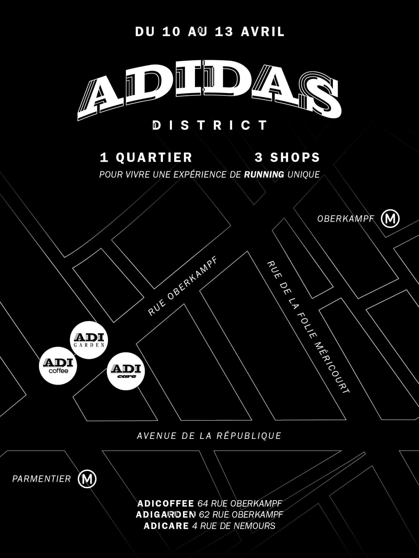 adidas district carte