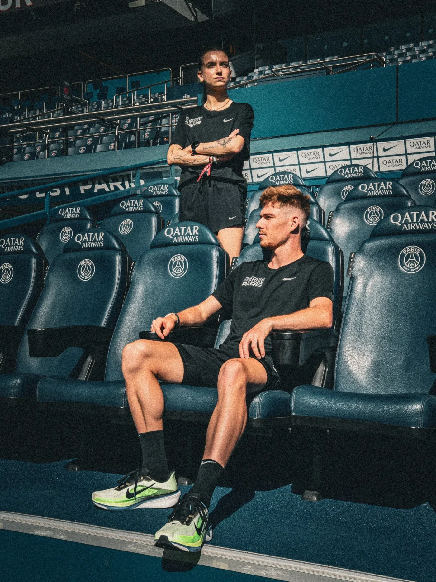 tee-shirt we run paris finisher psg