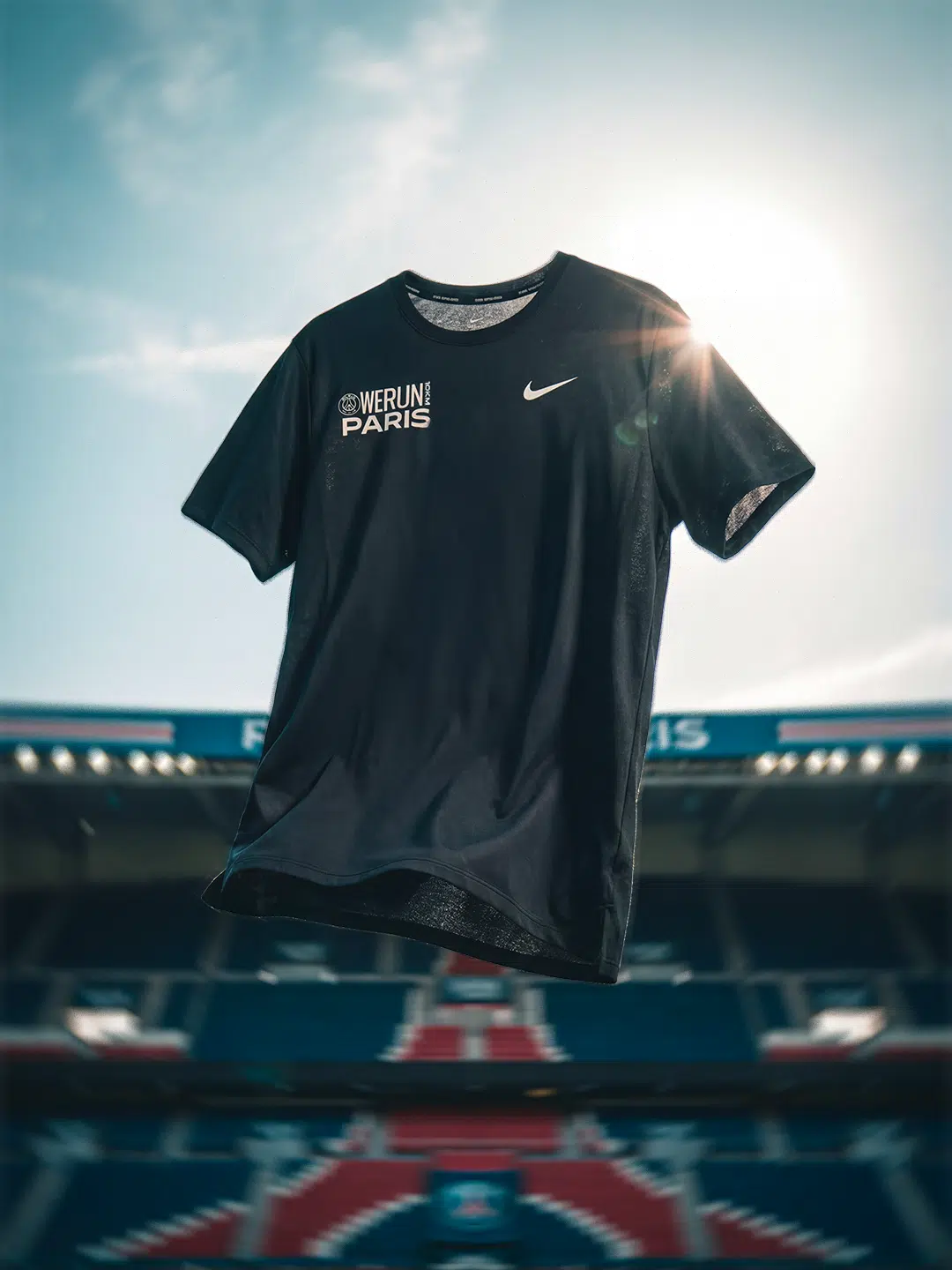 tee-shirt we run paris finisher psg